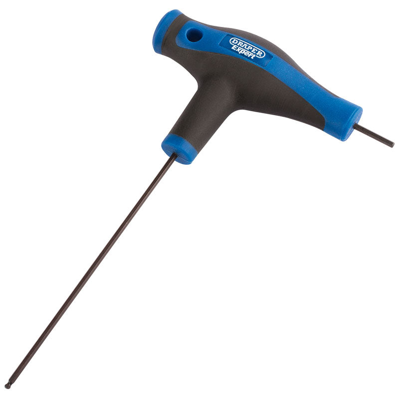 Draper Soft Grip 'T' Handle Hexagon and Ball End Key, 2.0mm DRA-33906