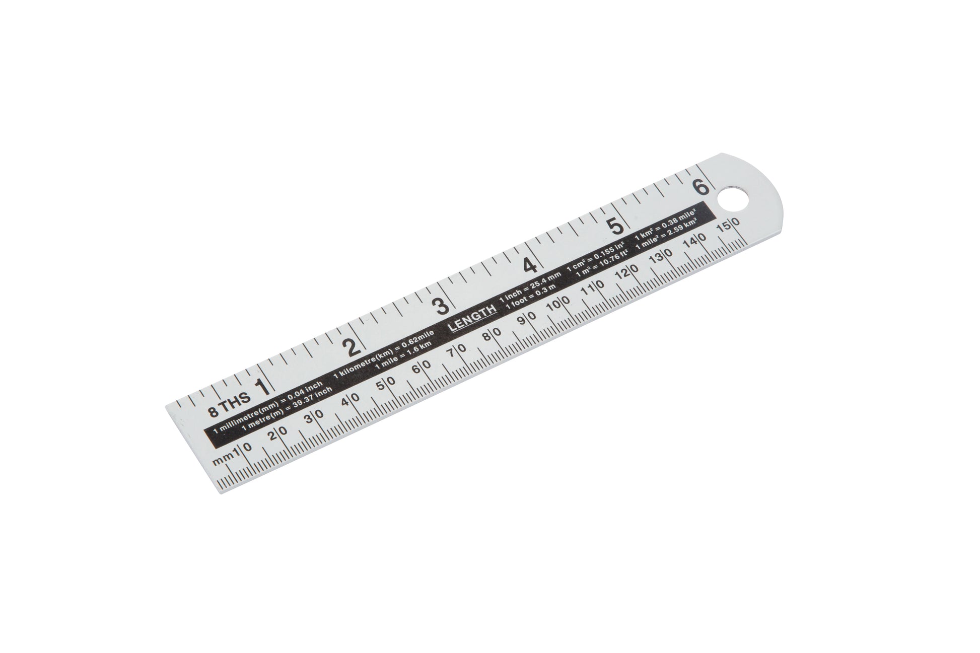 BlueSpot 150mm (6") Aluminium Ruler 33930