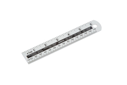 BlueSpot 150mm (6") Aluminium Ruler 33930