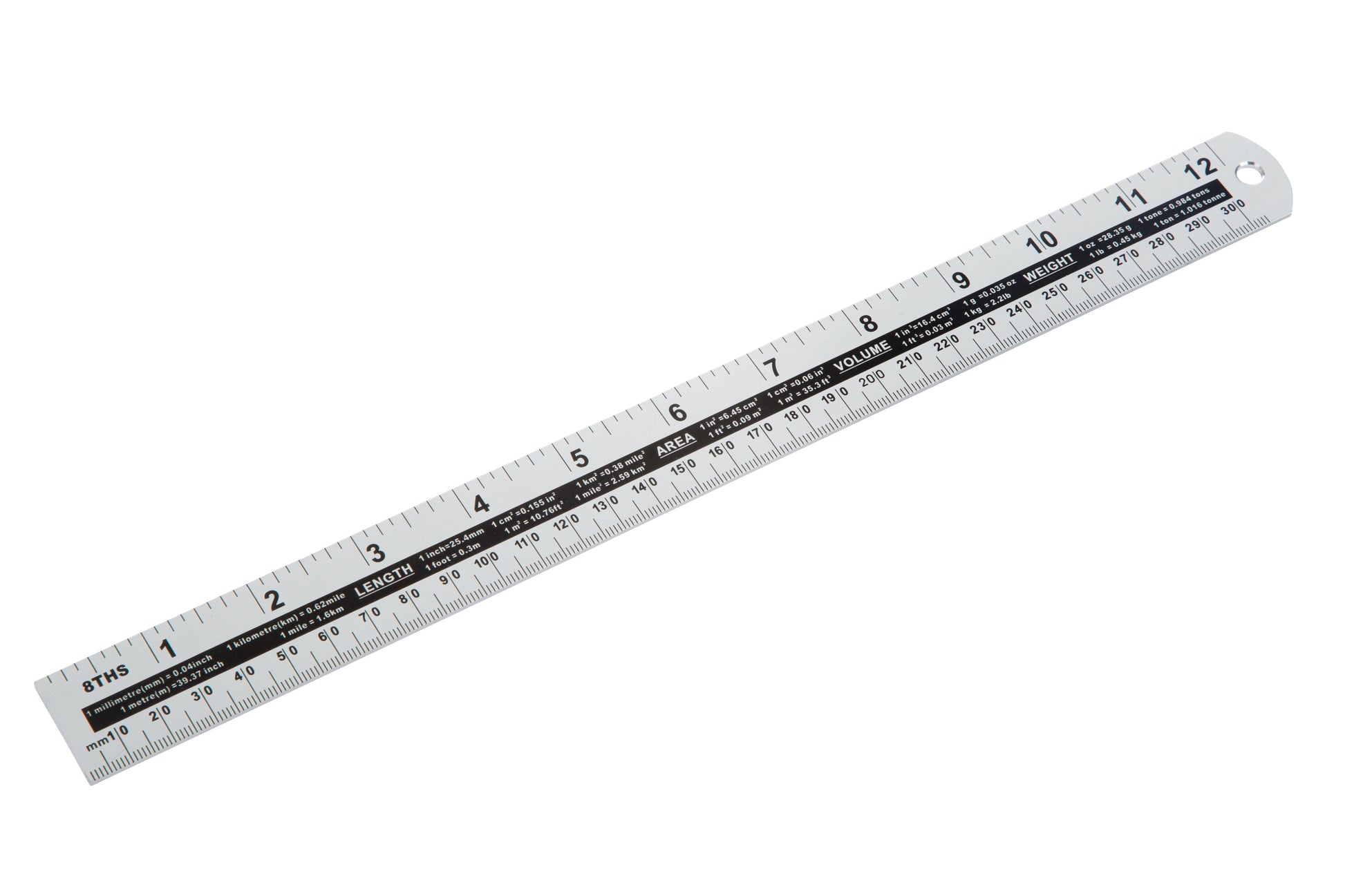 BlueSpot 300mm (12") Aluminium Ruler 33932
