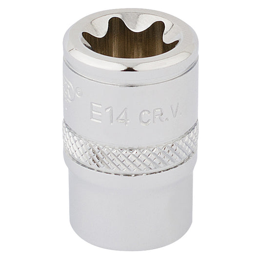 Draper TX-STAR® ; Socket, 3/8" Sq. Dr., E14 DRA-34195