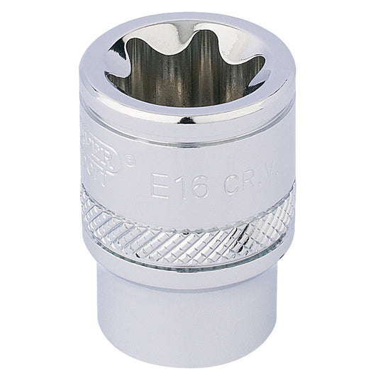 Draper TX-STAR® ; Socket, 3/8" Sq. Dr., E16 DRA-34204