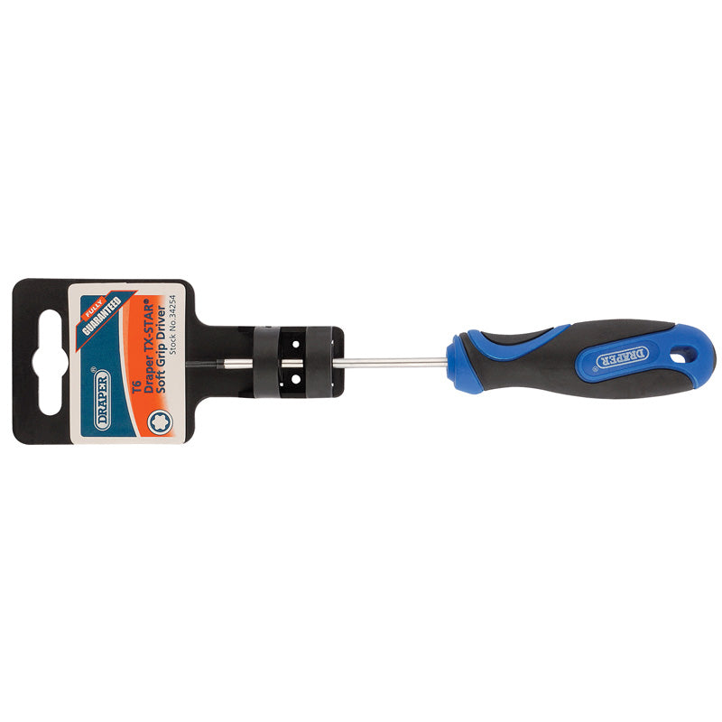 Draper TX-STAR® ; Soft Grip Screwdriver, T6 DRA-34254