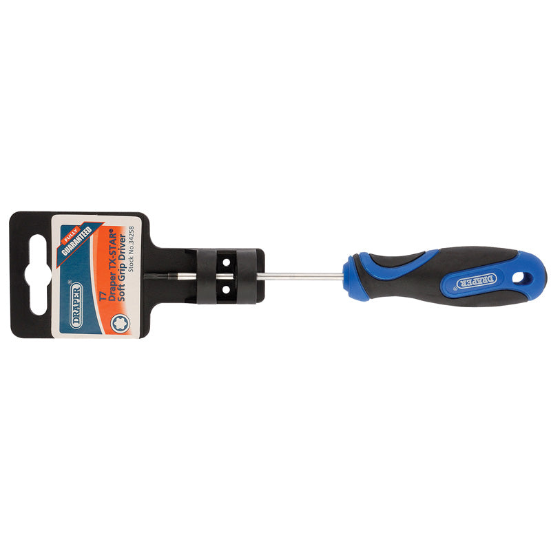 Draper TX-STAR® ; Soft Grip Screwdriver, T7 DRA-34258