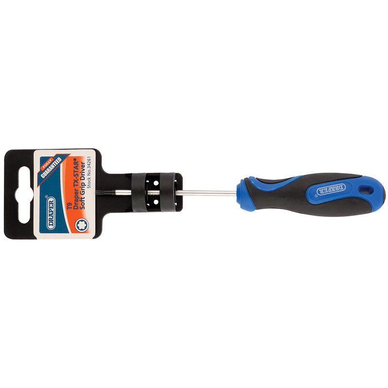 Draper TX-STAR® ; Soft Grip Screwdriver, T9 DRA-34261