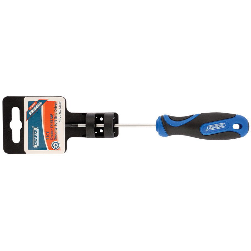 Draper TX-STAR® ; Soft Grip Security Screwdriver, T10 DRA-34262