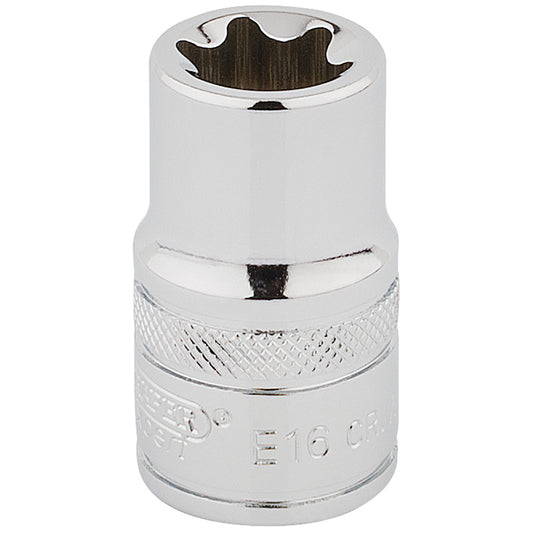 Draper TX-STAR® ; Socket, 1/2" Sq. Dr., E16 DRA-34327