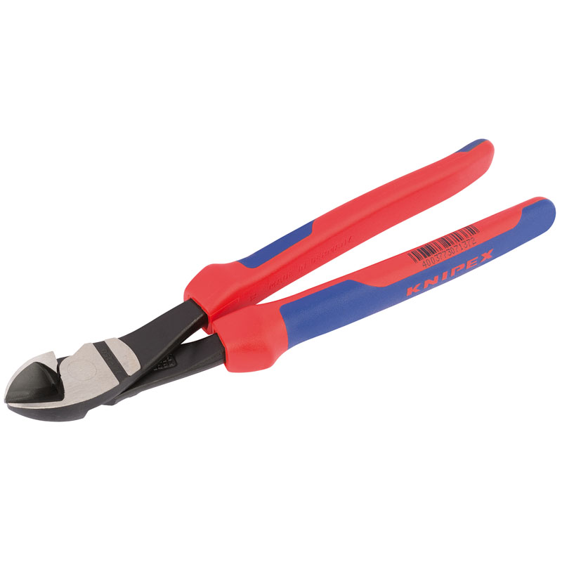 Knipex 74 22 250 High Leverage Diagonal Side Cutter with 12&deg; Head, 250mm DRA-34605