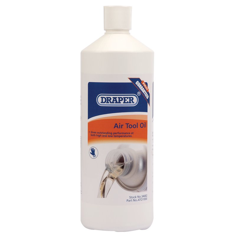 Draper Air Tool Oil, 1L DRA-34682
