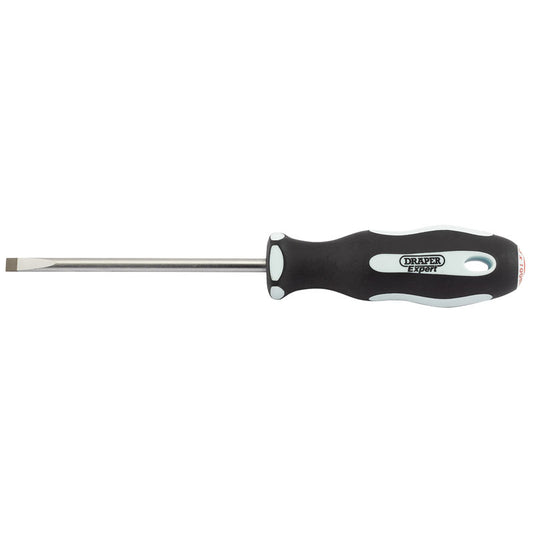 Draper Plain Slot Soft Grip Parallel Tip Screwdriver, 5.5 x 100mm DRA-34973