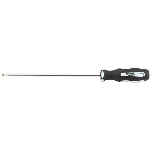 Draper Plain Slot Soft Grip Parallel Tip Screwdriver, 5.5 x 200mm DRA-34975
