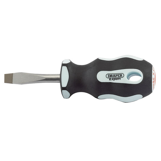 Draper Plain Slot Soft Grip Screwdriver, 6.5 x 38mm DRA-34977