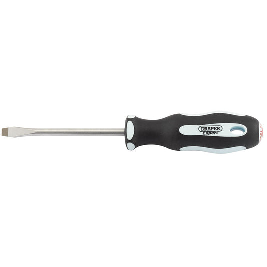 Draper Plain Slot Soft Grip Screwdriver, 6.5 x 100mm DRA-34978