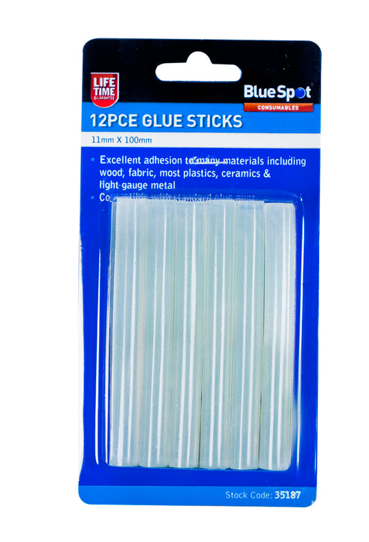 BlueSpot 12 PCE 11mm Glue Sticks 35187