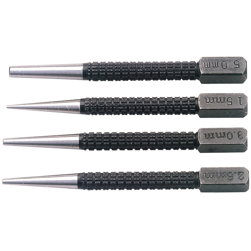 Draper Set of Cupped Nailsets (4 Piece) DRA-35480