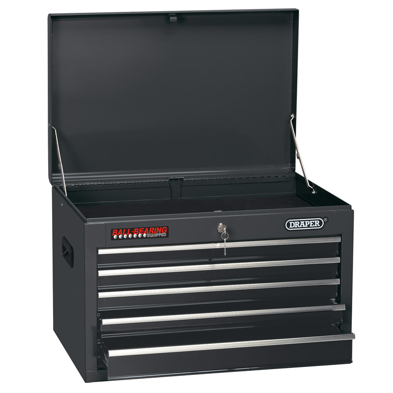 Draper Tool Chest, 5 Drawer, 26", Black DRA-35737