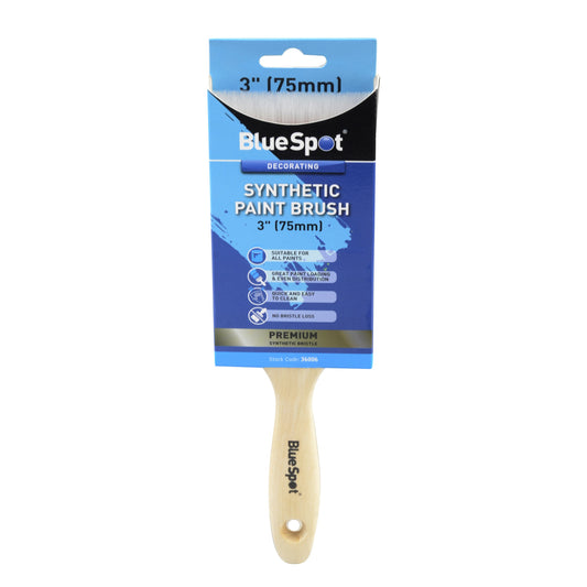 BlueSpot 3" (75mm) Synthetic Paint Brush 36006