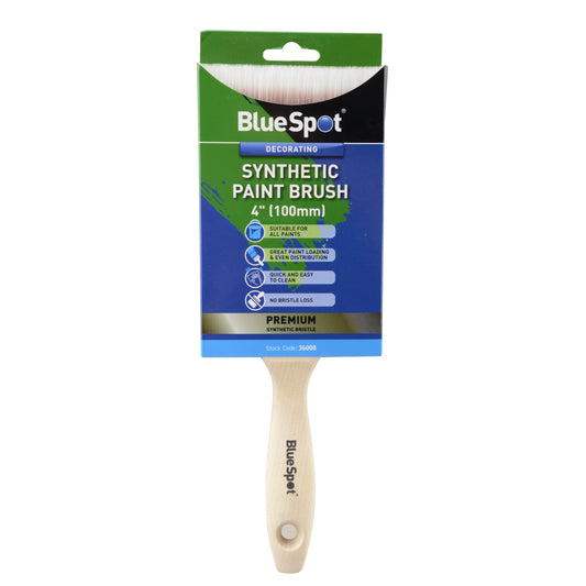 BlueSpot 4" (100mm) Synthetic Paint Brush 36008