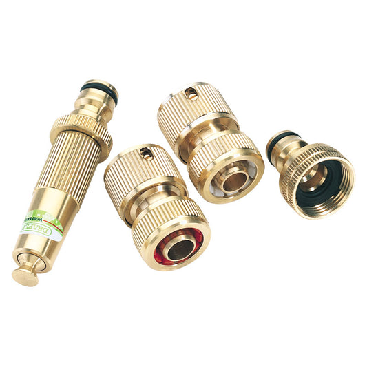 Draper Brass Watering Accessory Set (4 Piece) DRA-36223