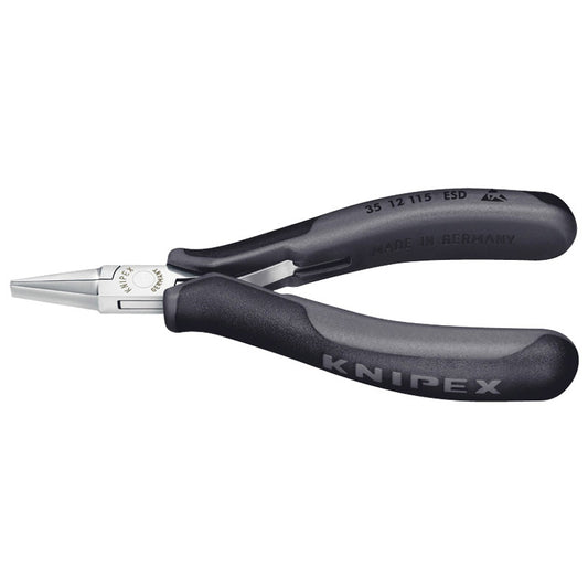 Knipex 35 12 115 ESD Flat Jaw Antistatic Pliers, 115mm DRA-37066