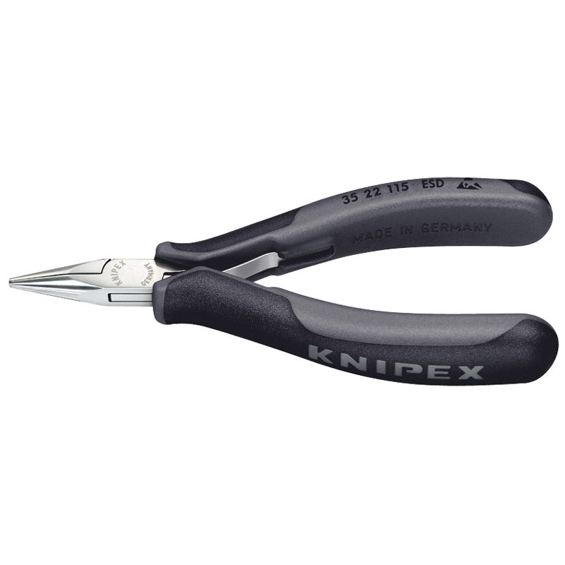 Knipex 35 22 115 ESD Flat Round Jaw Electrostatic Pliers, 115mm DRA-37067