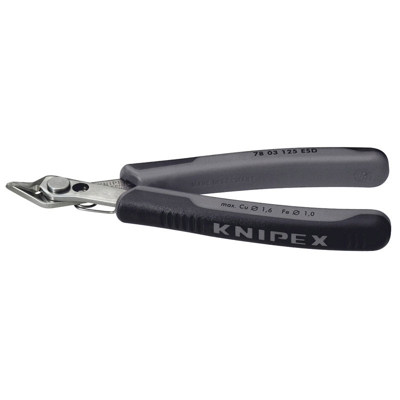Knipex 78 03 125 ESD Non Bevel Electrostatic Super Knips, 125mm DRA-37069