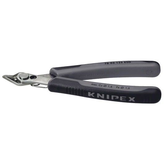 Knipex 78 03 125 ESD Non Bevel Electrostatic Super Knips, 125mm DRA-37069