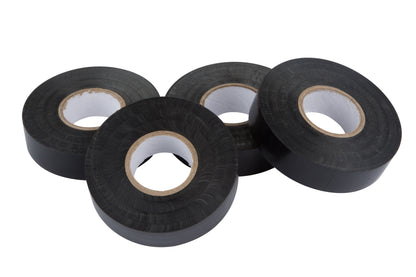 BlueSpot 4 Pack 33m Black Electrical Insulation Tape 37152