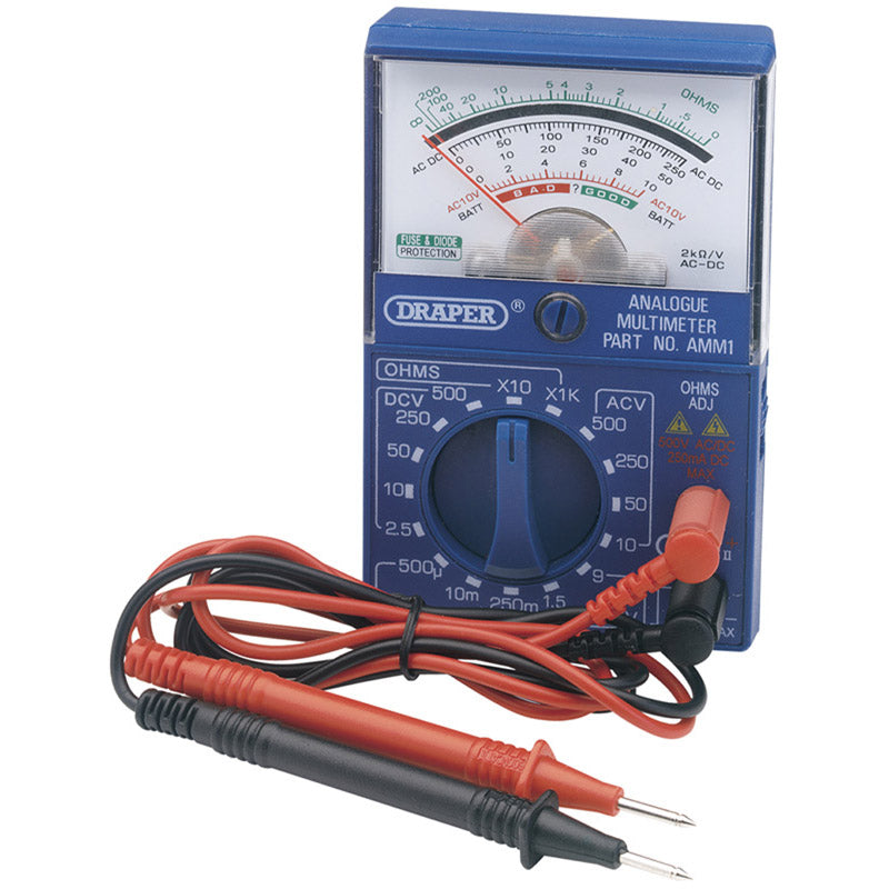 Draper Pocket Analogue Multimeter DRA-37317