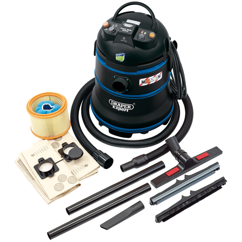 Draper 230V M-Class Wet and Dry Vacuum Cleaner, 35L, 1200W DRA-38015