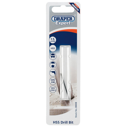 Draper HSS Drill Bit, 1.5mm DRA-38608