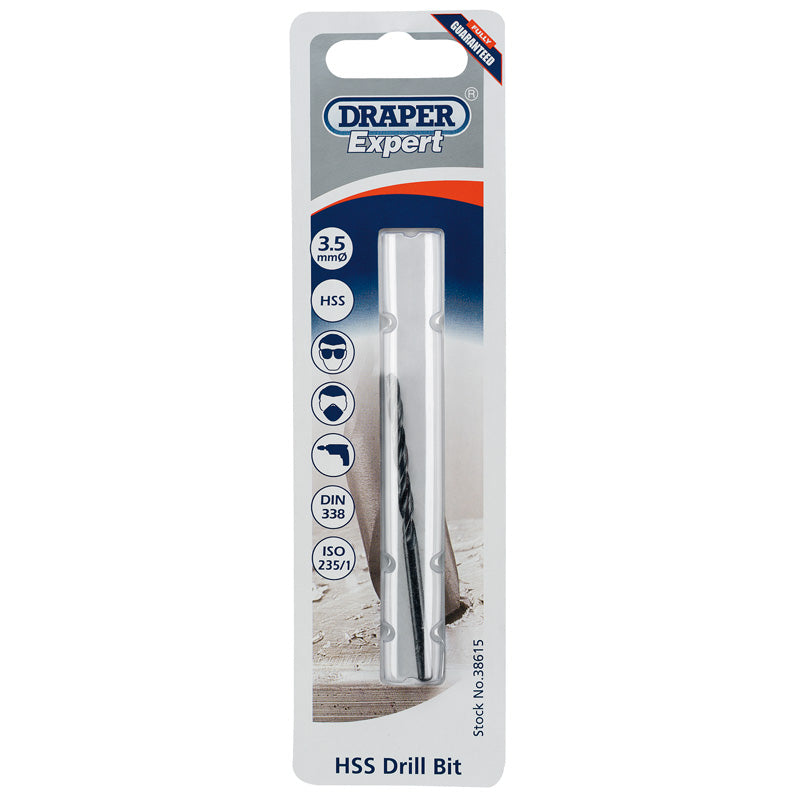 Draper HSS Drill Bit, 3.5mm DRA-38615