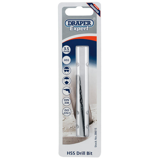 Draper HSS Drill Bit, 3.5mm DRA-38615