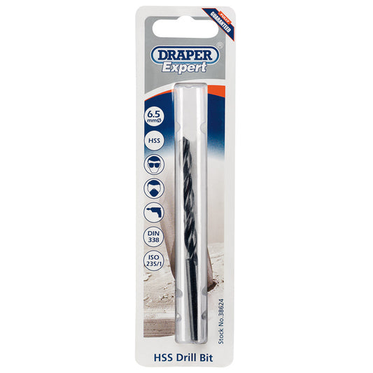 Draper HSS Drill Bit, 6.5mm DRA-38624