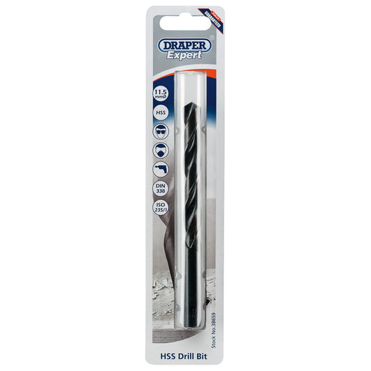 Draper HSS Drill Bit, 11.5mm DRA-38659