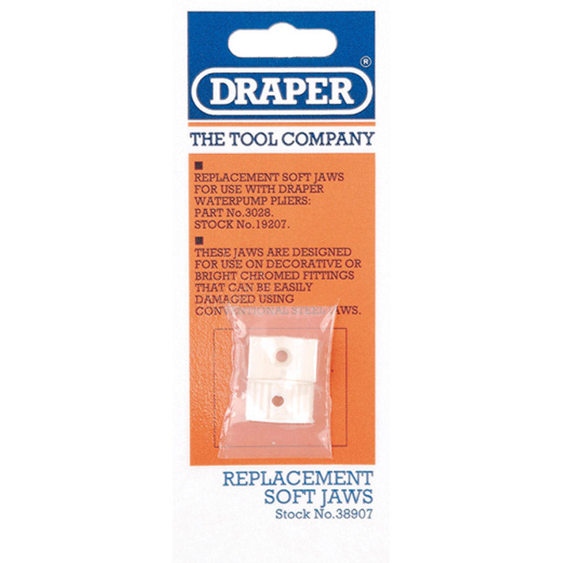 Draper Spare Set of Soft Jaws for 19207 Waterpump Pliers DRA-38907