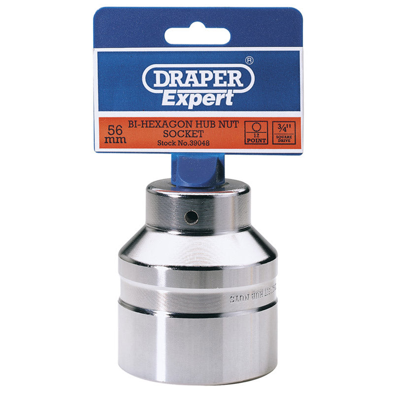 Draper Hub Nut Socket, 3/4" Sq. Dr., 56mm DRA-39048