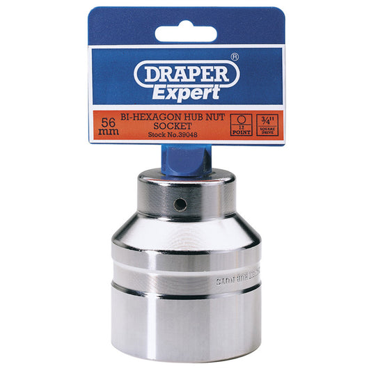 Draper Hub Nut Socket, 3/4" Sq. Dr., 56mm DRA-39048