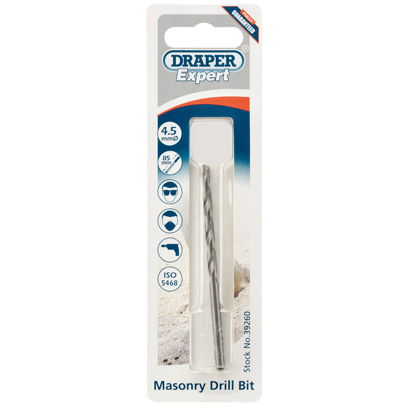 Draper Masonry Drill Bit, 4 x 85mm DRA-39260
