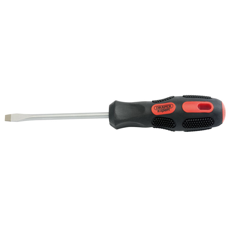 Draper Plain Slot Flared Tip Screwdriver, 6 x 100mm (Sold Loose) DRA-40013