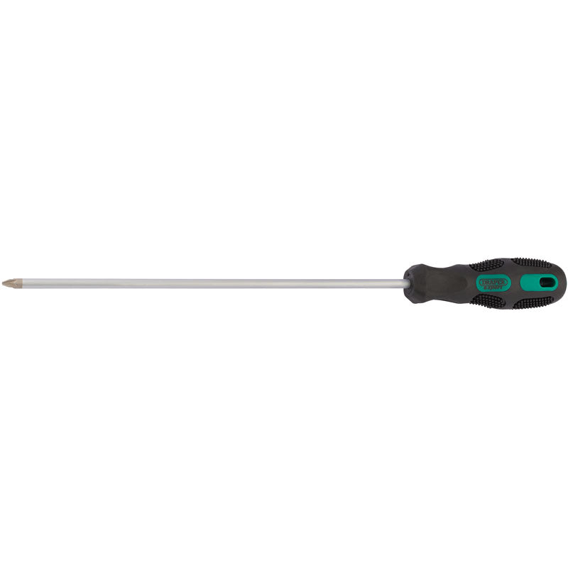 Draper PZ Type Long Reach Screwdriver, No.2 x 250mm (Sold Loose) DRA-40044