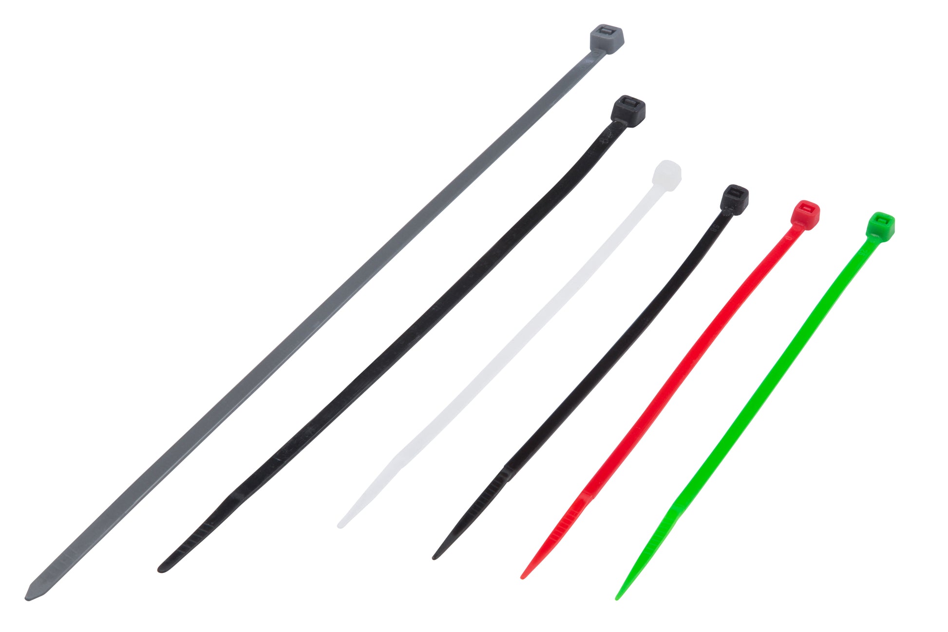 BlueSpot 120 PCE Assorted Mixed Colour Cable Ties 40062