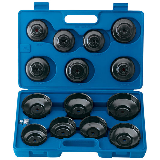 Draper Oil Filter Cup Socket Set, 3/8" Sq. Dr. (15 piece) DRA-40105