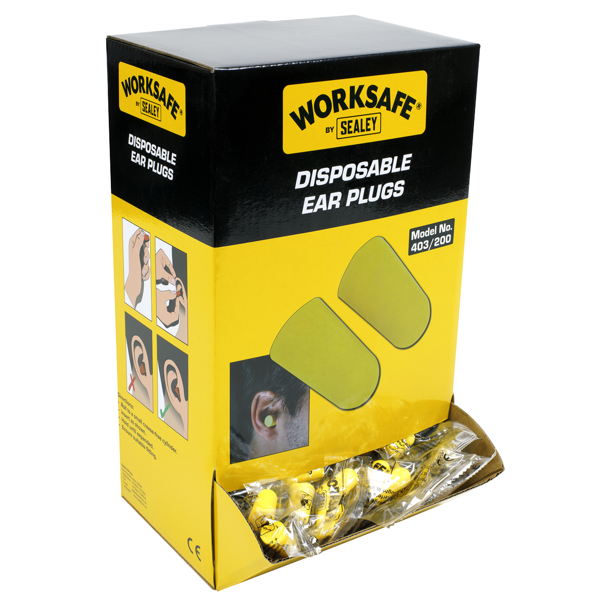 Sealey Disposable Ear Plugs Dispenser Refill - 250 Pairs 403/250DRE