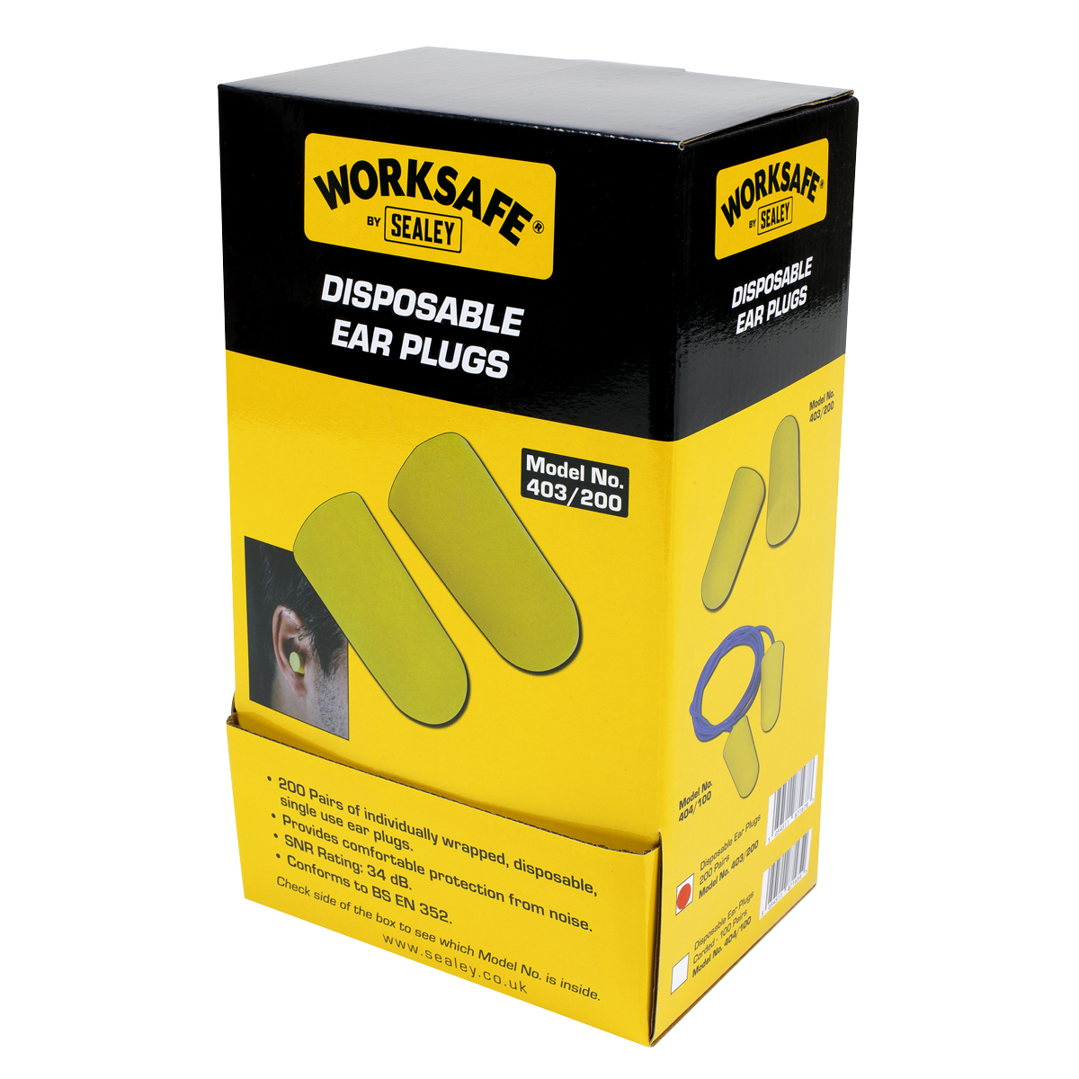 Sealey Disposable Ear Plugs Dispenser Refill - 250 Pairs 403/250DRE