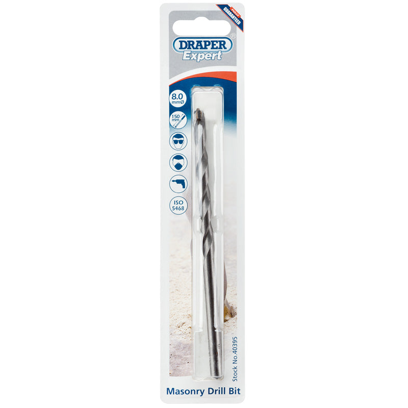 Draper Masonry Drill Bit, 8 x 150mm DRA-40395