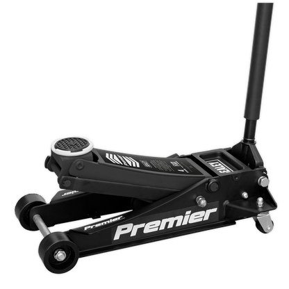Sealey 4tonne Trolley Jack with Rocket Lift - Black 4040AB