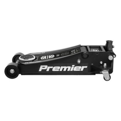 Sealey 4tonne Trolley Jack with Rocket Lift - Black 4040AB