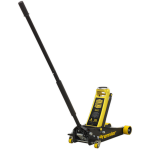 Sealey 4tonne Trolley Jack with Rocket Lift - Yellow 4040AY