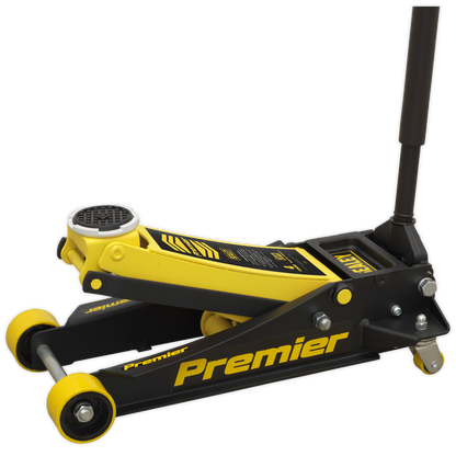 Sealey 4tonne Trolley Jack with Rocket Lift - Yellow 4040AY